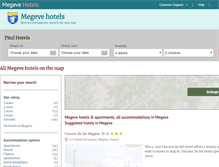 Tablet Screenshot of hotelsmegeve.com